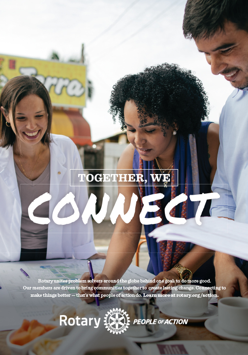 Rotary People of Action campaign: Together, we connect.